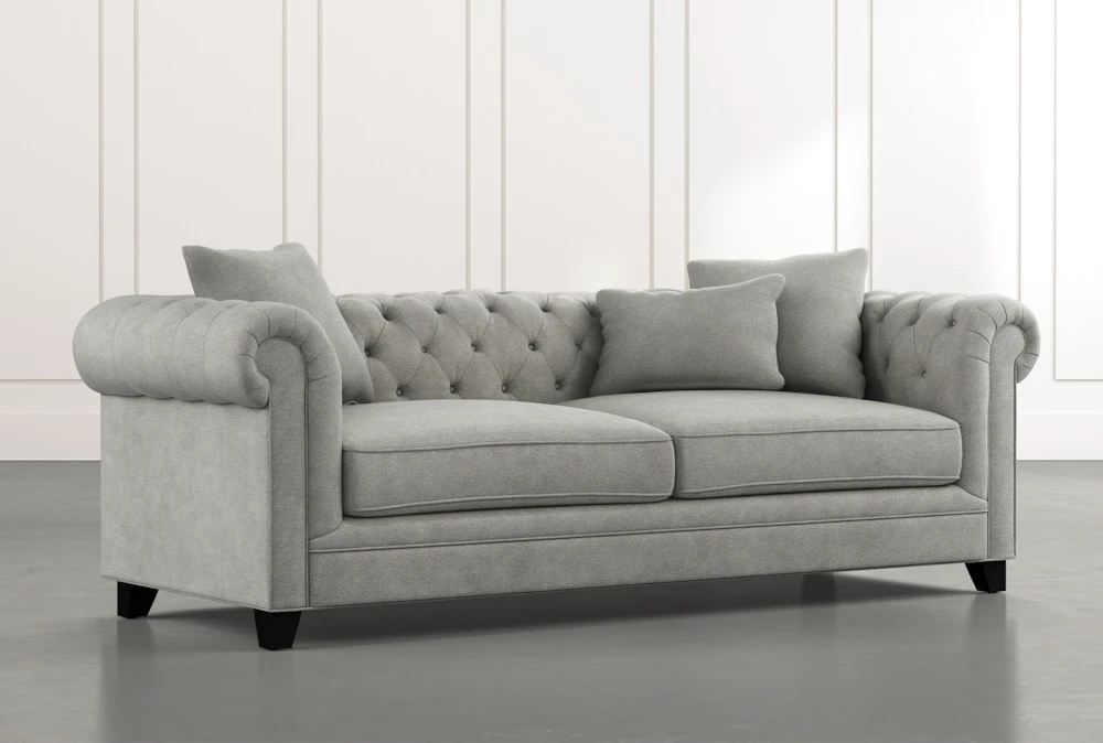 Patterson III 94" Light Grey Sofa