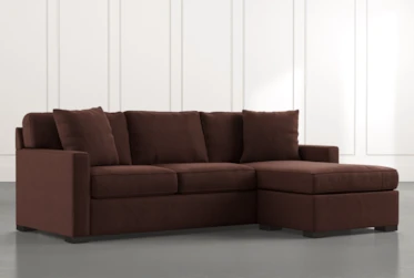 Taren II Brown Reversible Sofa/Chaise Sleeper W/Storage Ottoman