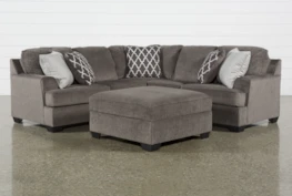 Devonwood 2 Piece Sectional with Left Arm Facing Loveseat and Ottoman