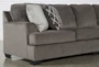 Devonwood 3 Piece Sectional with Left Arm Facing Loveseat and Ottoman - Side