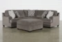 Devonwood 2 Piece Sectional with Right Arm Facing Loveseat and Ottoman - Signature