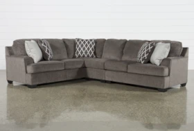 Devonwood 3 Piece 128" Sectional with Right Arm Facing Loveseat