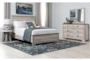 Cassie White California King Wood Panel Bed - Room