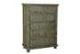 Distressed Green Chest of Drawers - Signature