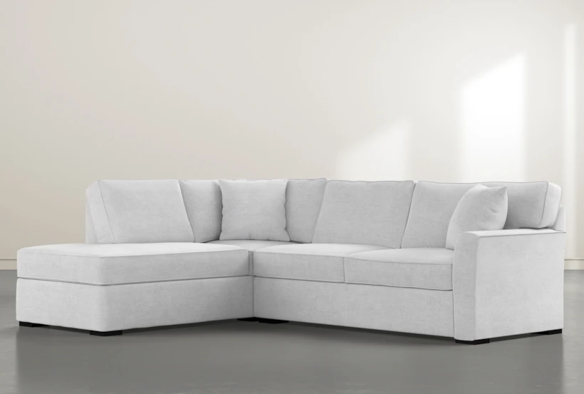 Aspen Light Grey 2 Piece Sleeper Sectional with Left Arm Facing Chaise - 360