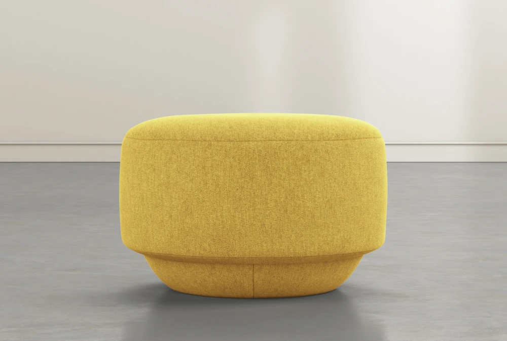 Mohave Yellow Accent Ottoman By Nate Berkus And Jeremiah Brent