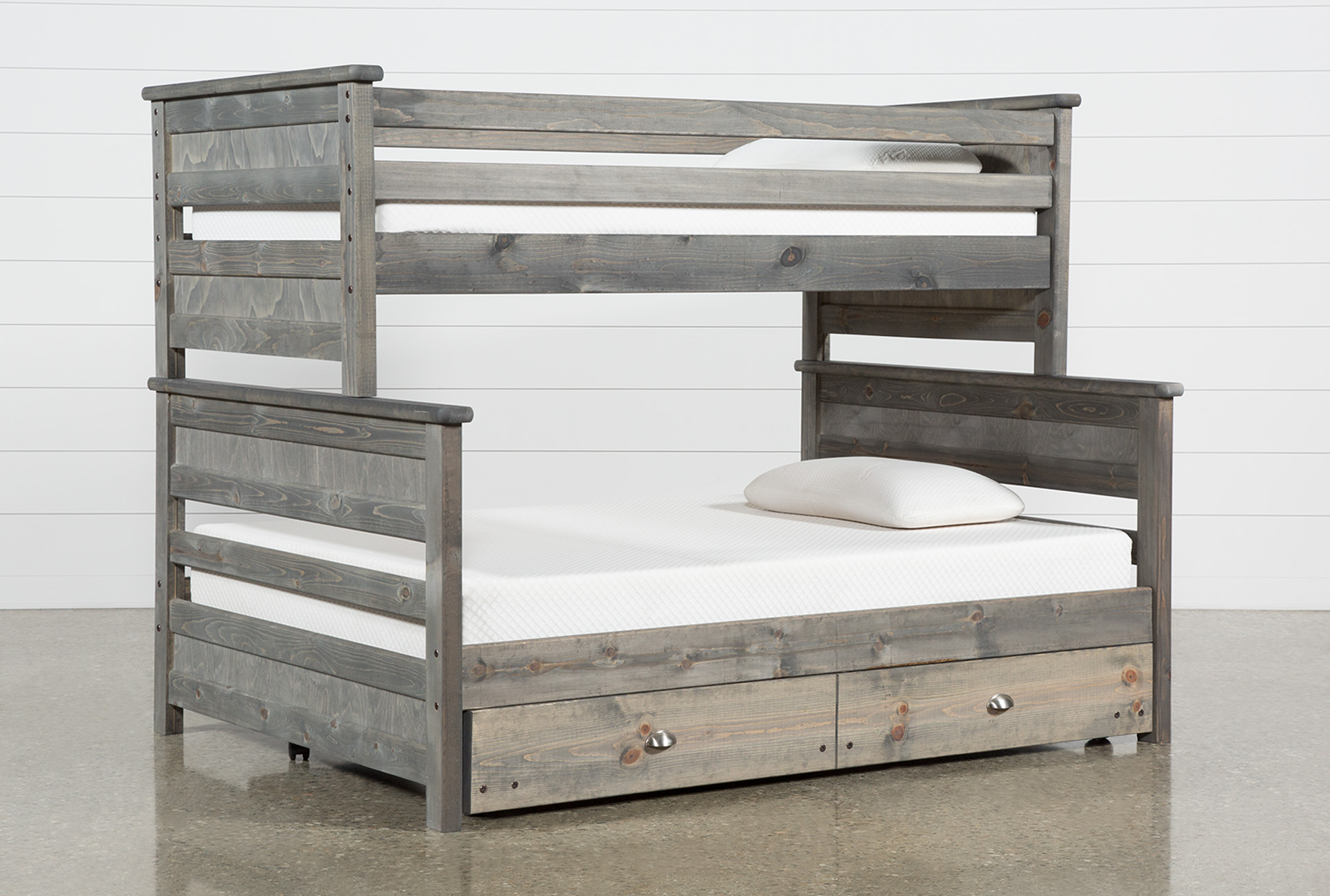 twin over full bunk bed with trundle
