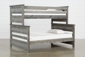 Summit Grey Twin Over Full Bunk Bed
