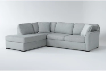 Aspen Tranquil Foam 2 Piece 108" Sectional With Left Arm Facing Armless Chaise