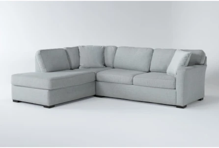 Aspen Tranquil Foam Modular 2 Piece 108" Sectional With Left Arm Facing Armless Chaise