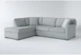 Aspen Tranquil Foam Modular 2 Piece 108" Sectional With Left Arm Facing Armless Chaise - Signature