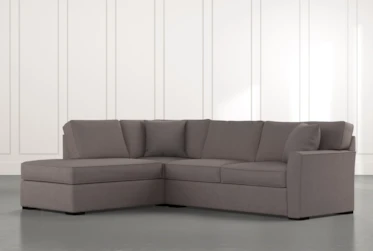 Aspen Dark Grey 2 Piece Sectional with Left Arm Facing Chaise
