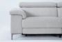 Talin Linen 85" Power Reclining Sofa With Usb - Side