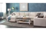 Prestige Down Chenille 3 Piece 159" Sectional With Left Arm Facing Chaise - Room