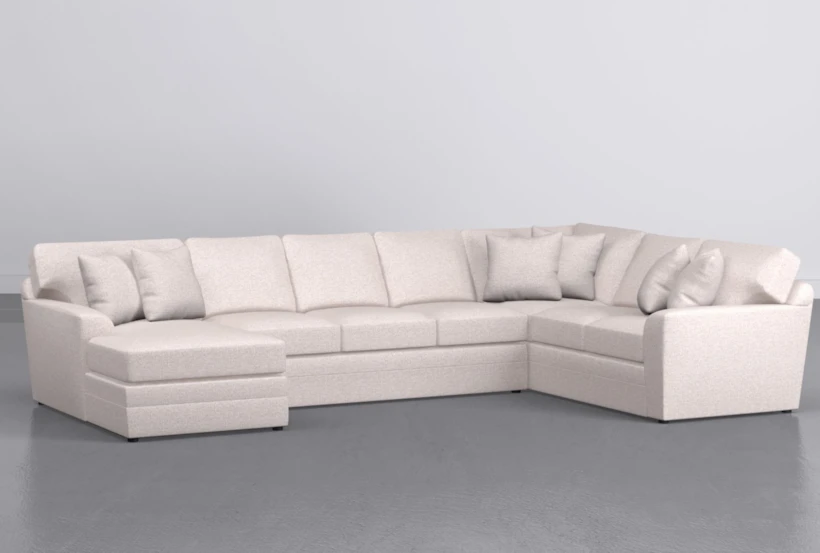 Prestige Down Pebble Boucle 3 Piece 159" Sectional With Left Arm Facing Chaise - 360