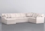Prestige Down Pebble Boucle 3 Piece 159" Sectional With Left Arm Facing Chaise - Signature