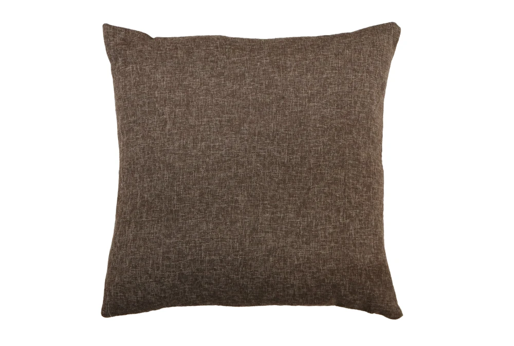 22X22 Ambiance Cocoa Throw Pillow By Nate Berkus and Jeremiah Brent