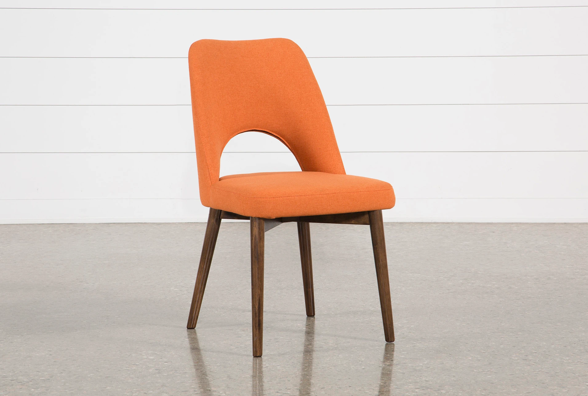 Orange Dining Room Chairs And Wall Color