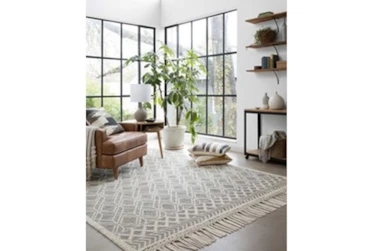9'2"x13' Rug-Magnolia Home Holloway Black/Ivory By Joanna Gaines