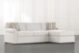 Elm II Foam Modular 2 Piece 107" Sectional With Right Arm Facing Chaise - Signature