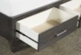 Malloy Grey California King Wood & Upholstered Storage Bed - Hardware