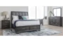 Malloy Grey California King Wood & Upholstered Storage Bed - Room