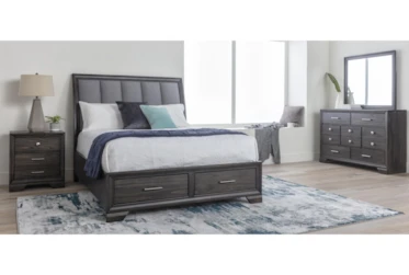 Malloy Eastern King Storage Bed