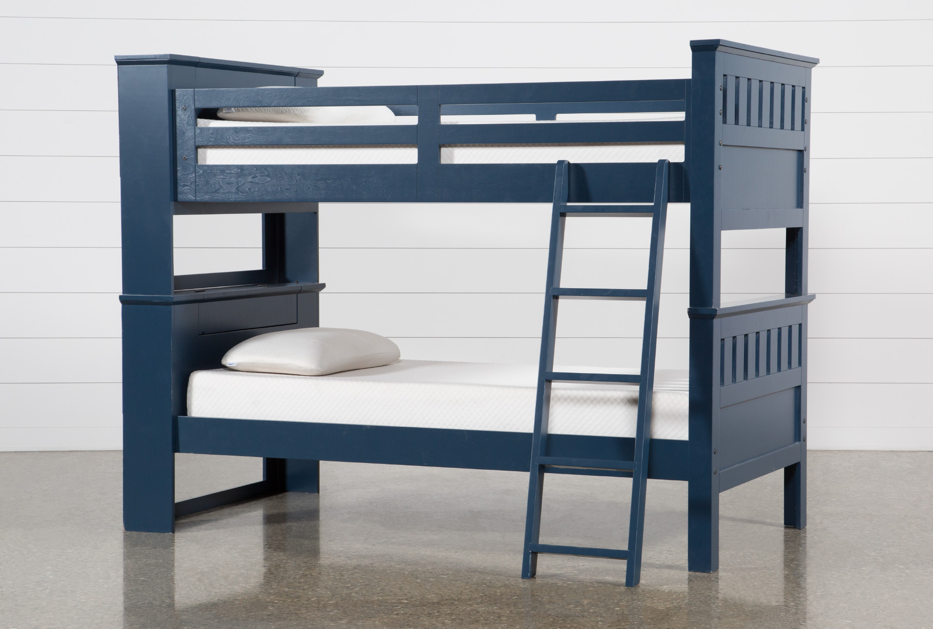 bunk beds with headboard storage