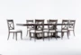 Sorensen 86-114" Extendable Pedestal Dining With Side Chair Set For 8 - Signature