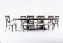 Sorensen 86-114" Extendable Pedestal Dining With Side Chair + Arm Chair Set For 8 - Signature
