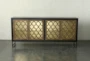 Natural + Copper Mirrored 84" Sideboard  - Front
