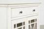Belle White Accent Cabinet - Detail