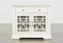Belle White Accent Cabinet - Front