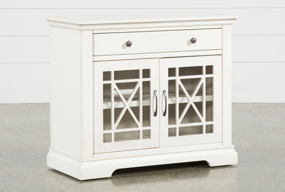 Belle White Accent Cabinet