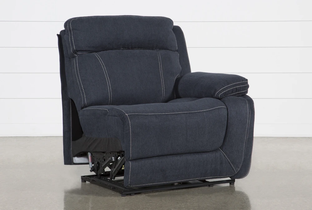 Levi Power Right Arm Facing Layflat Recliner with Power Headrest & USB