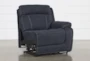 Levi Power Right Arm Facing Layflat Recliner with Power Headrest & USB - Signature