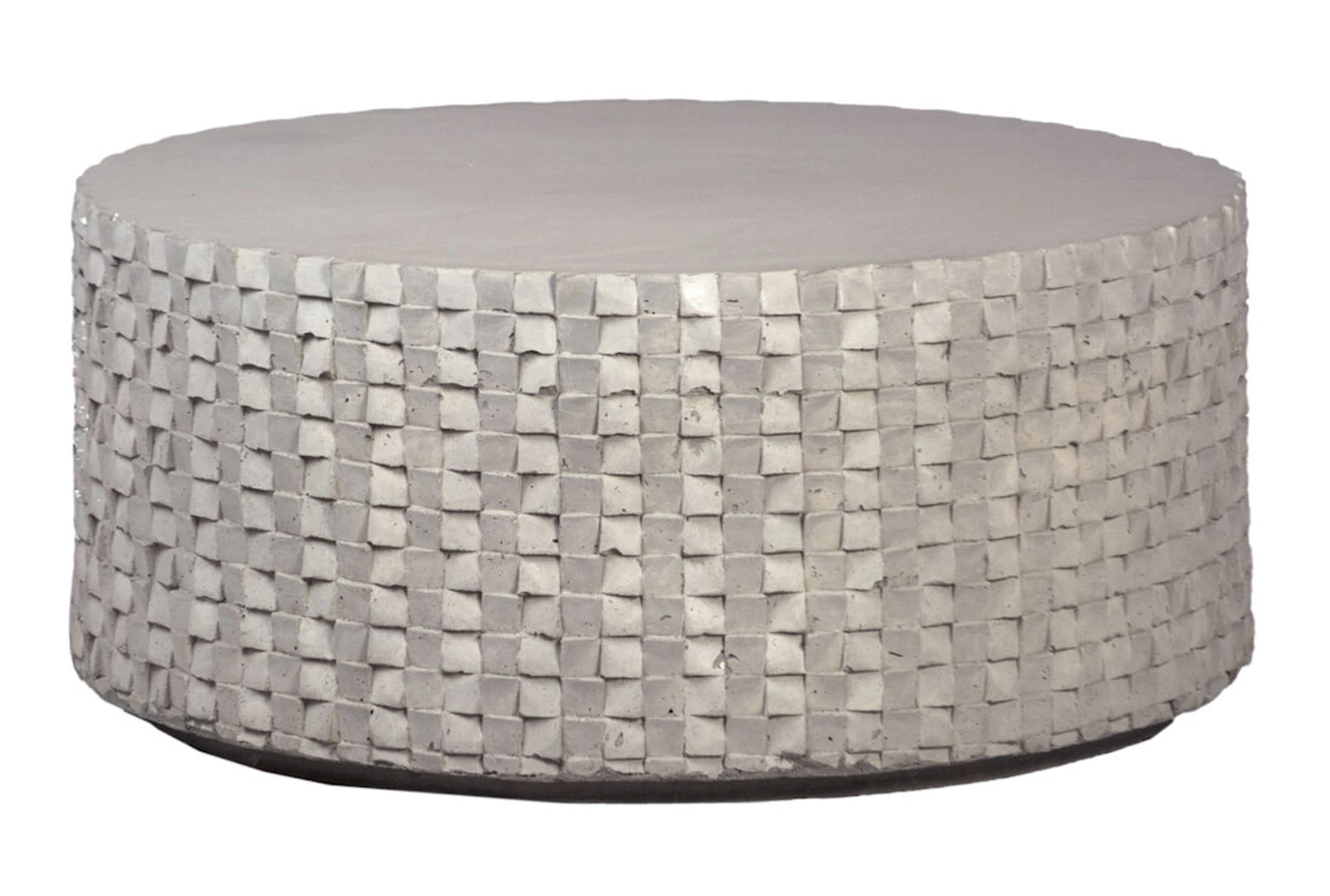 [View 25+] Round White Concrete Coffee Table
