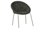 Black Woven Coccoon Dining Chair  - Signature