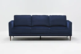 Fairfax Denim Velvet 90" Sofa