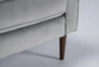 Fairfax Steel Grey Velvet 90" Sofa - Detail