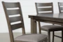 Ashford II 66" Kitchen Dining With Bench + Side Chair Set for 6 - Detail