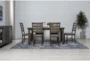 Ashford II 5 Piece Dining Set With Alexa White Chairs - Room
