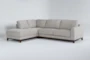 Amherst Cobblestone 2 Piece 114" Sectional With Left Arm Facing Chaise - Signature
