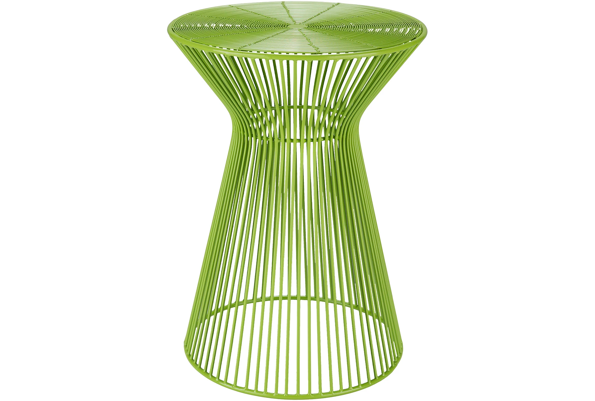 Lime Metal Stool with Vibrant Green Color