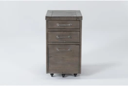 Jaxon Grey Mobile Filing Cabinet With 3 Drawers