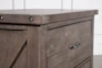 Jaxon Grey 2 Piece Office Set With Corner Desk + File Cabinet - Detail