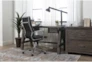 Jaxon Grey 2 Piece Office Set With Corner Desk + File Cabinet - Room