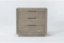 Pierce Natural California King Panel 3 Piece Bedroom Set With 1-Drawer Nightstand + 3-Drawer Nightstand - Signature