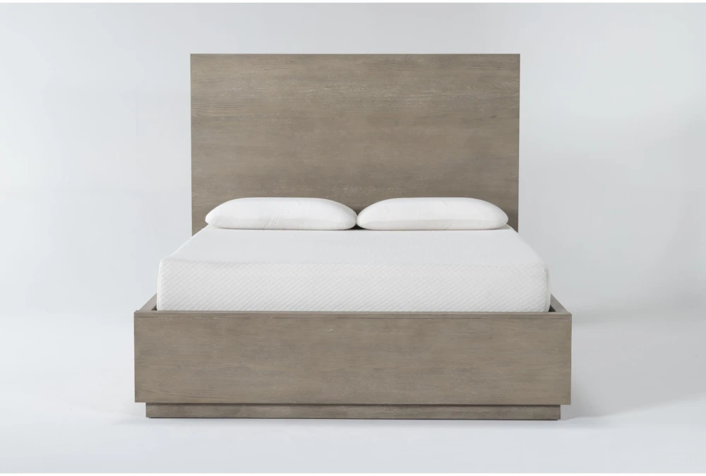 Pierce Natural Queen Wood Panel Bed