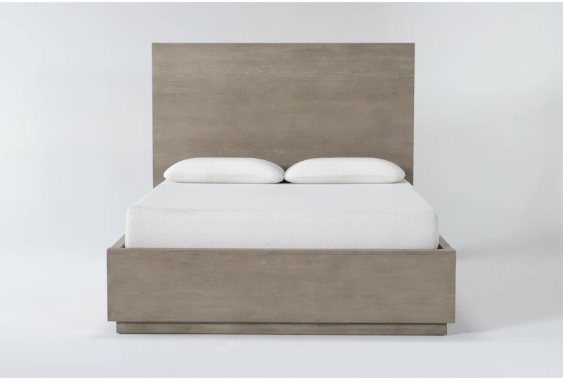 Pierce Natural Queen Wood Panel Bed - 360